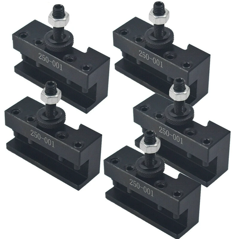 

5Pcs Quick Change Turning and Facing Lathe Tool Holder Bracket 250-001CNC Tool POST