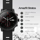 Оригинальные умные часы Amazfit Stratos для плавания GPS + GLONASS, подсчет калорий, водонепроницаемость 50 м, для телефонов Android iOS
