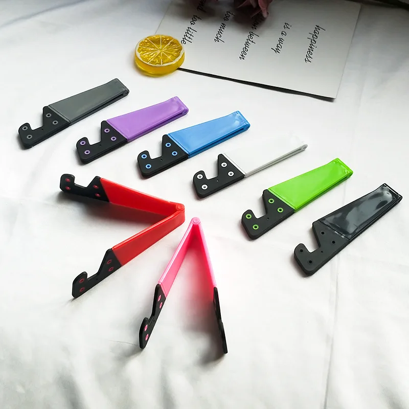 

10PCS Universal V Shape Phone Stand Holder for Mobile Phones Mini Folding Bracket for Smartphone ABS Environmentally