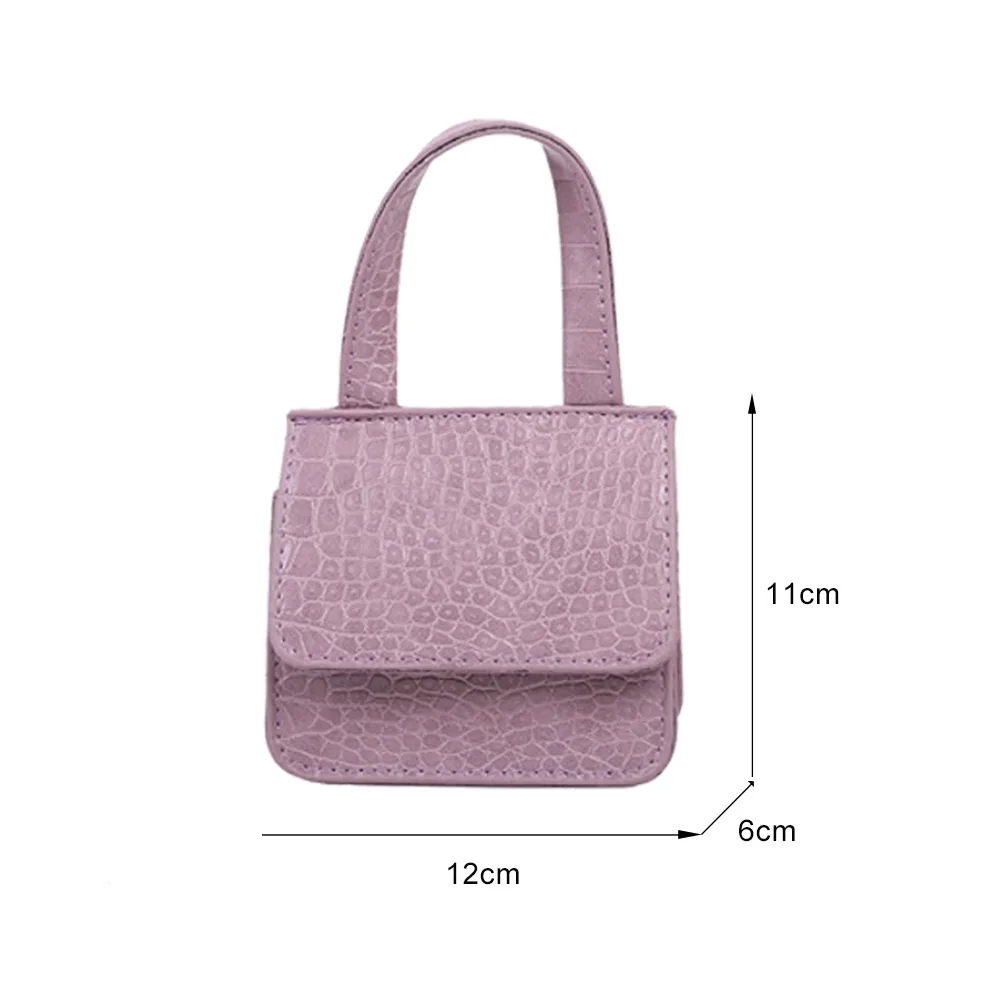 

Fashion Alligator PU Crossbody Bag Women Chain Mini Lipstick Shoulder Pouch Small Shoulder Top-handle Bag