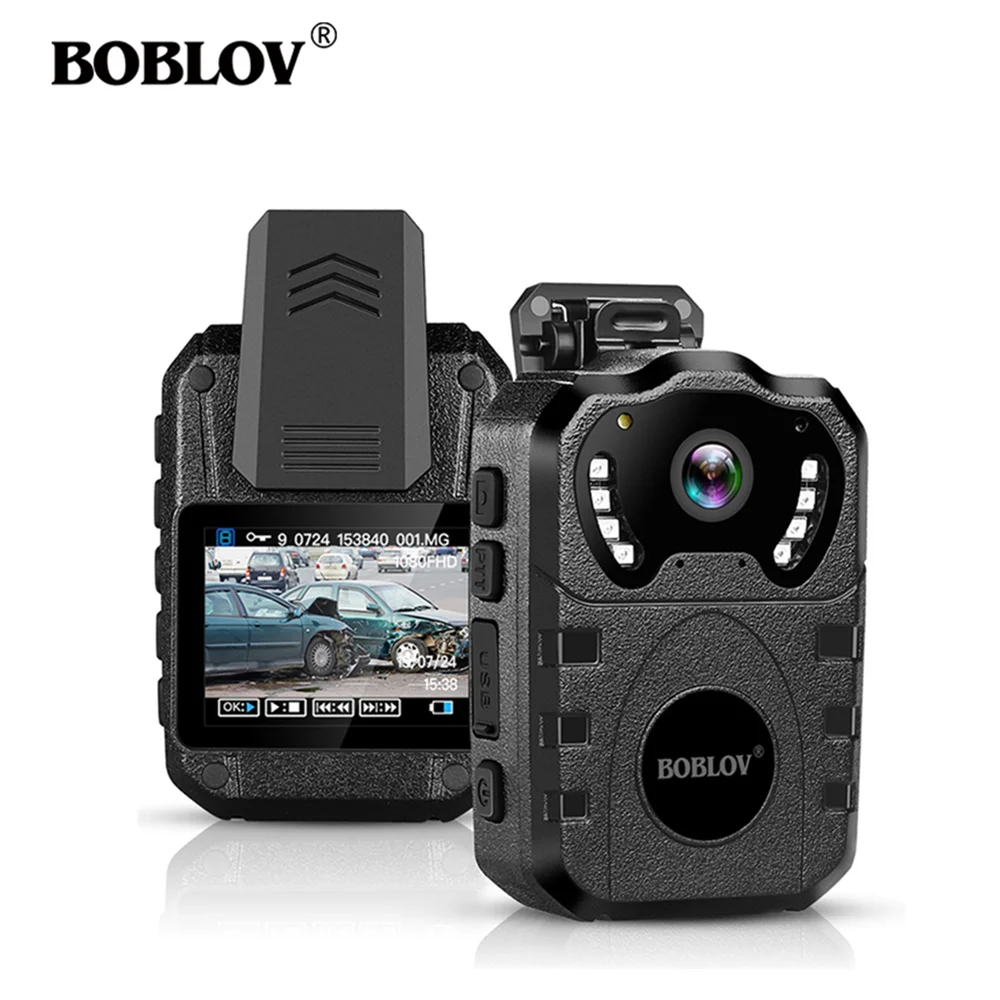 BOBLOV WN10 1080P HD камера для тела 32/64 Гб портативная ИК ночного видения полицейская 175