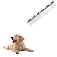 pet dematting comb dog comb long thick hair fur removal brush stainless steel pet for dog cat grooming combs grooming supplies