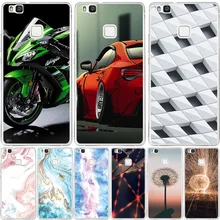Phone Bags & Cases For Huawei P9 P9 Lite G9 Lite P9 Lite Mini P9 Plus Case Cover fashion marble Inkjet Painted Shell Bag