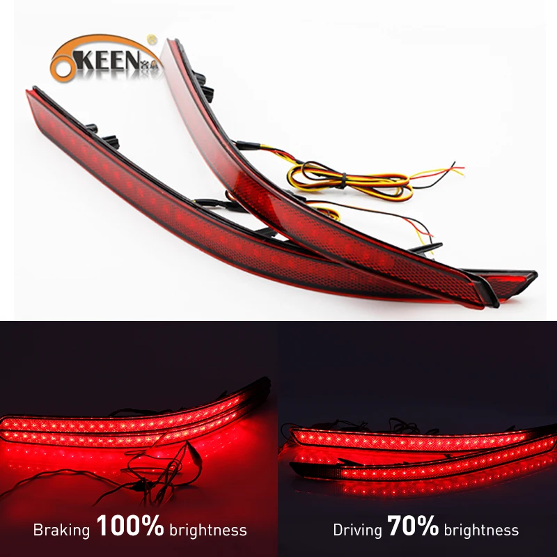 OKEEN для Kia K5 2011 2012 2013 Led задний бампер отражатель лампы автомобиля Led DRL тормозной задний светильник дневной ходовой светильник