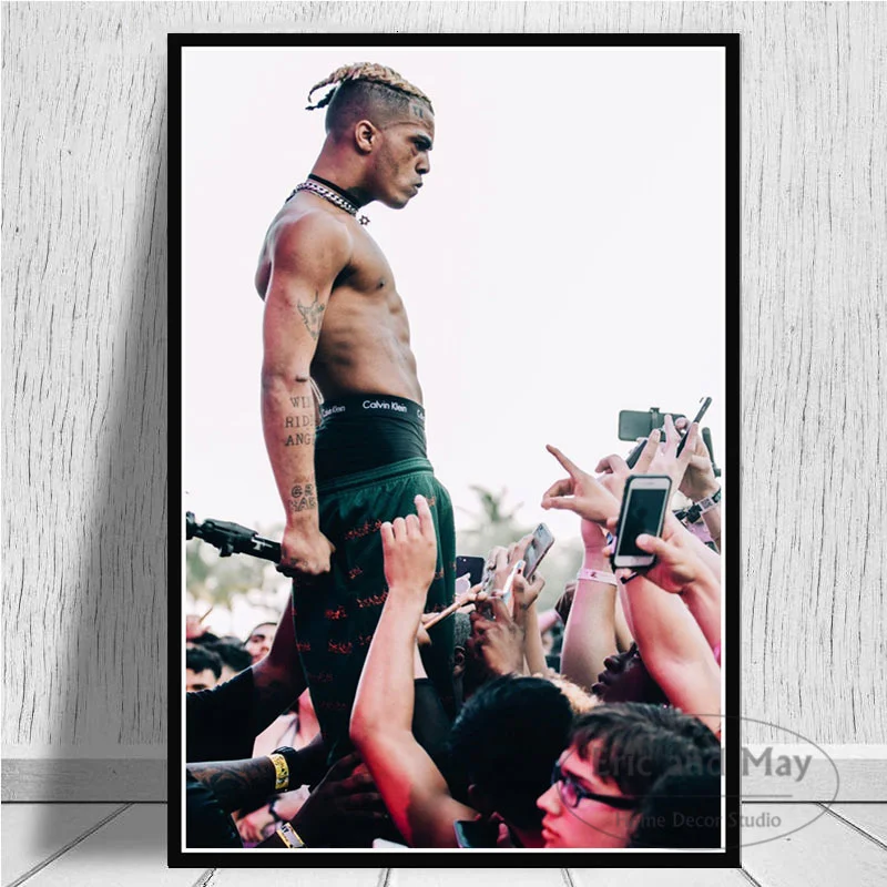 

Xxxtentacion Music Rapper Singer Canvas Painting Posters And Prints Pictures On The Wall Vintage Decorative Home Decor Cuadros