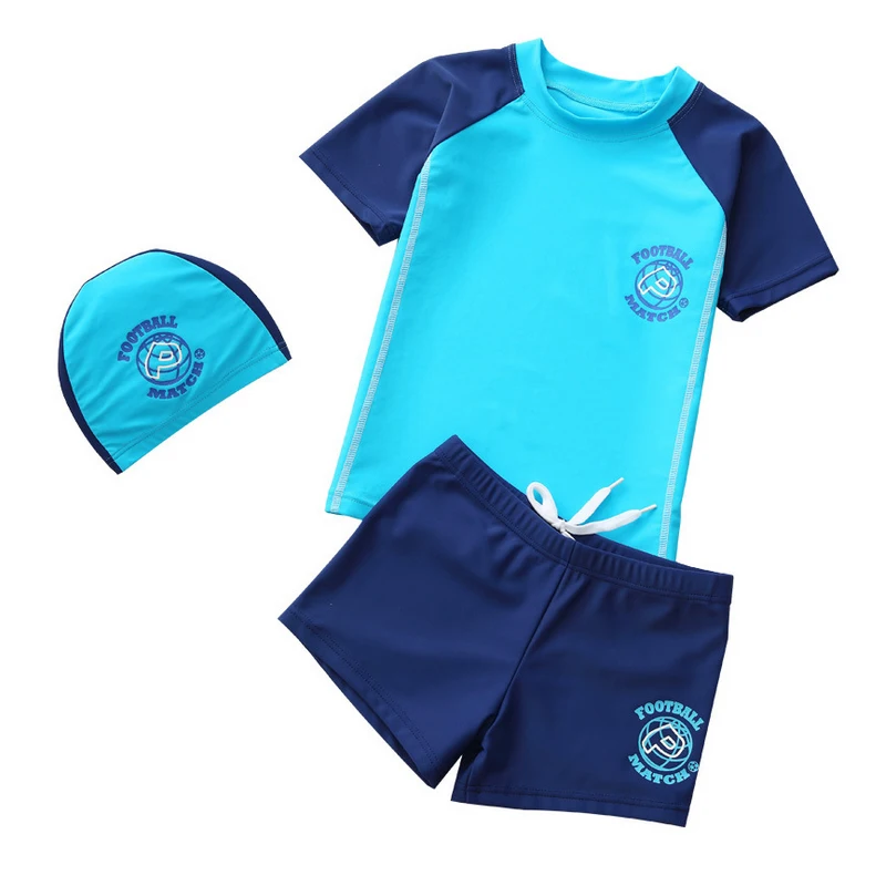

Boys Swimwear UV Sun Protect with Swimsuit 2PCS Set Children Beach Wear Bathing Suits Boy Quick Dry Swimsuits L-6XL