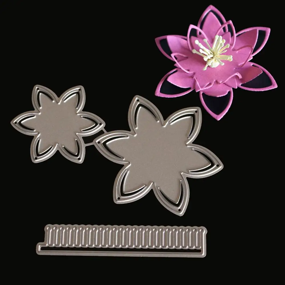 

Cutting Dies for Card Making, URYKE Carbon Steel Die Cuts Stencil Metal Pattern Template for DIY Embossing Scrapbooking New 2019