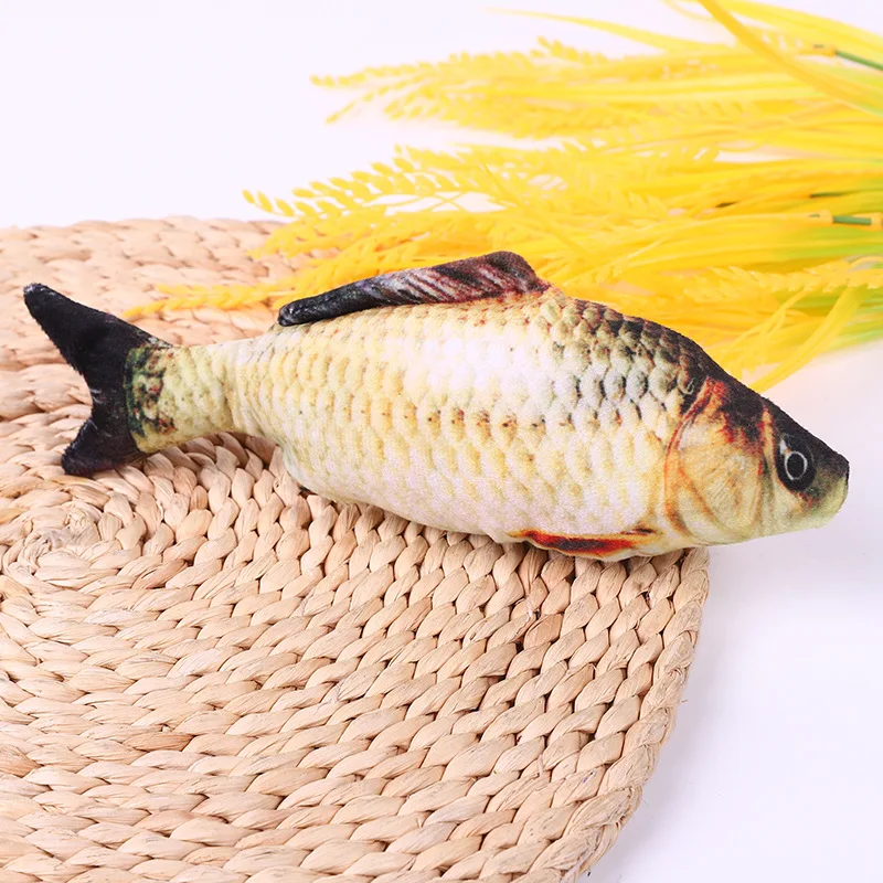 Креативная игрушка для домашних животных в форме рыбы устойчивая к укусам кошка