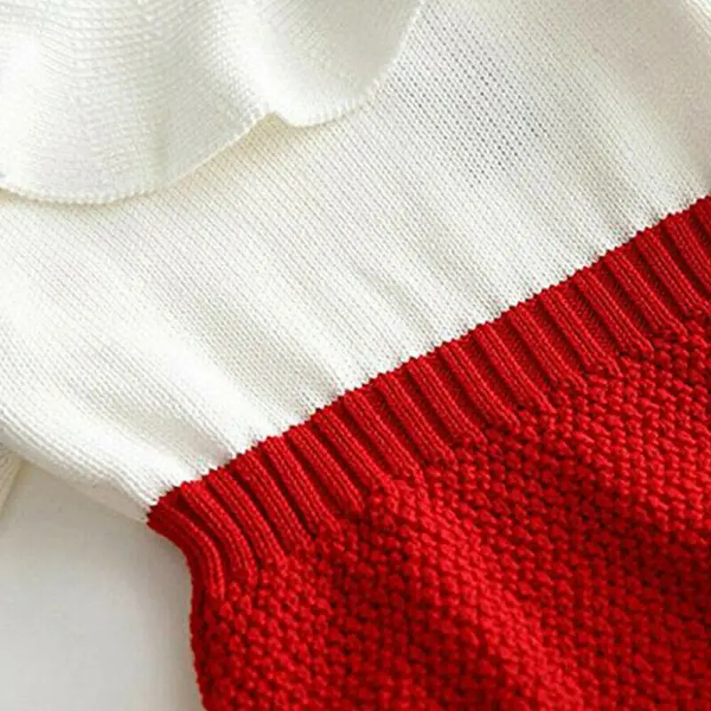

Newborn Baby Girl Romper Knitting Wool Outfit Set Toddler Kid Girls Clothes 2019 New