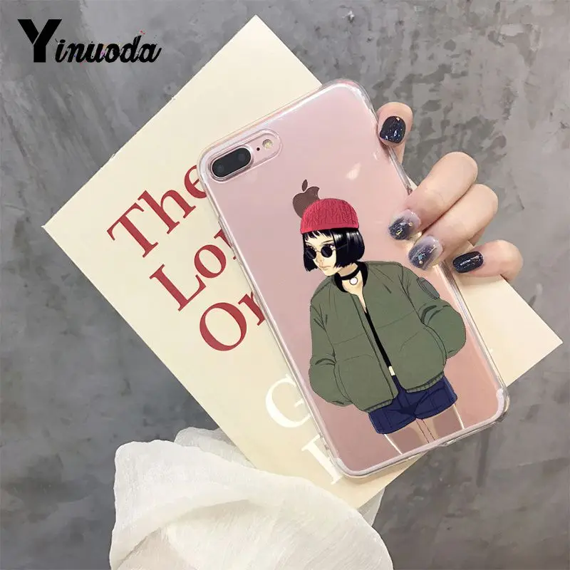 9 Чехол для телефона Yinuoda Cool Leon and Matilda art Couple с потрясающим пейзажем для Apple iPhone 8 7 6 6S Plus X XS max 5 5S SE XR - Цвет: 9