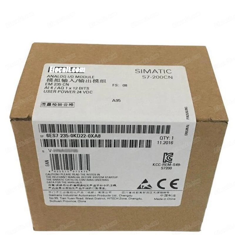 6ES7235 0KD22 0XA8 EM 235 аналоговый модуль 6ES7 для фотопроцессора 4 AI +/ 10 V DC 1 AO Бесплатная