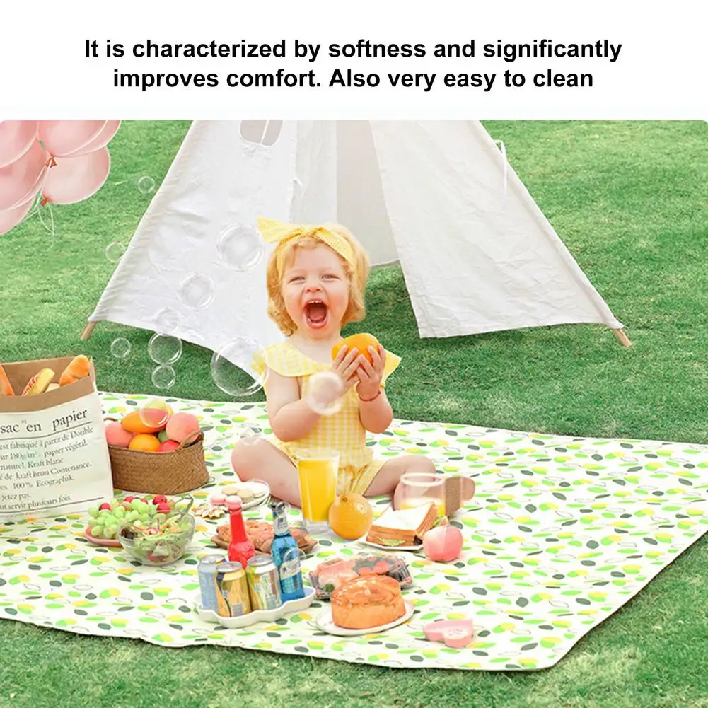 

200x220cm Portable Picnic Mat Beauty Oxford Cloth Large Size Durable Material Camping Blanket Mat For Beaches Barbecue Parties