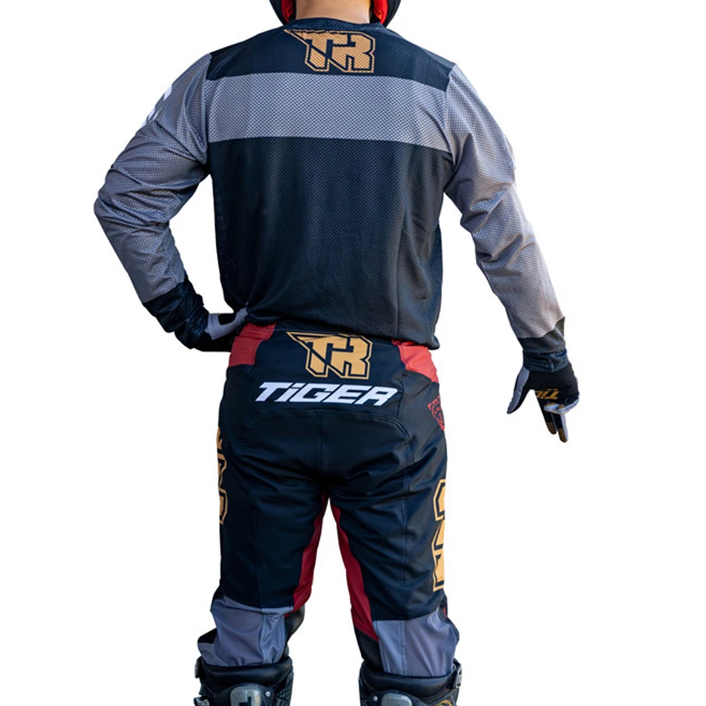 Трикотажные штаны для мотокросса детей и взрослых гоночный костюм комбинация