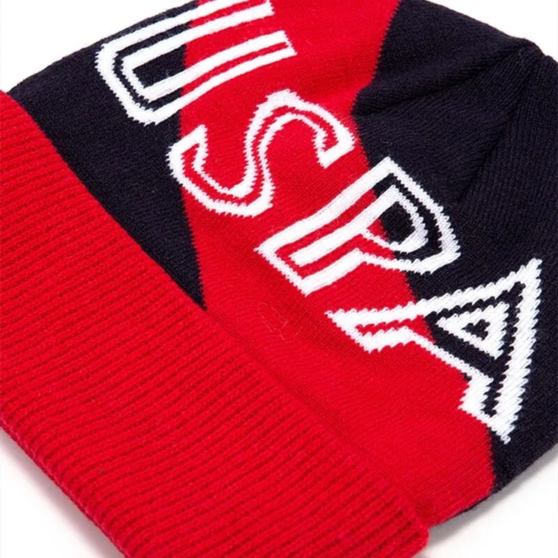 Американское поло. Осенне-зимние шапки Assn и яркие мужские женские вязаные