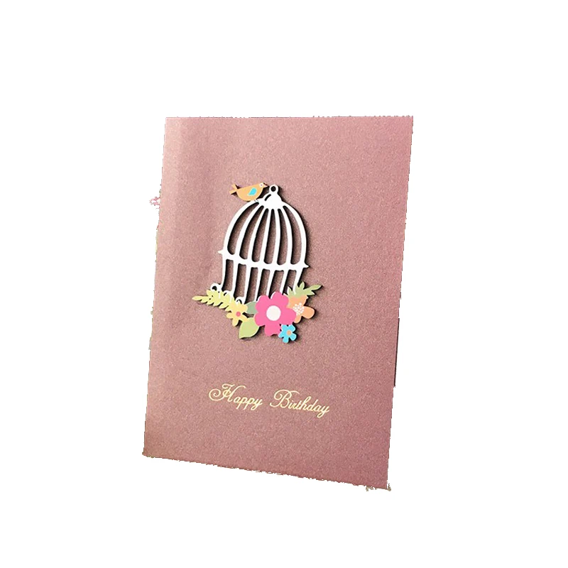 Мини открытка креативные модели Высококачественная резьба по дереву ручная