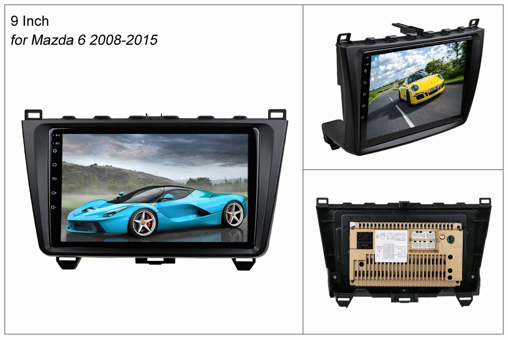 SINOSMART в России ЕС 2.5D ips 2G ram Автомобильный gps навигационный плеер для Mazda 6 2008-2012 32EQ DSP, 4G слот для sim-карты опционально