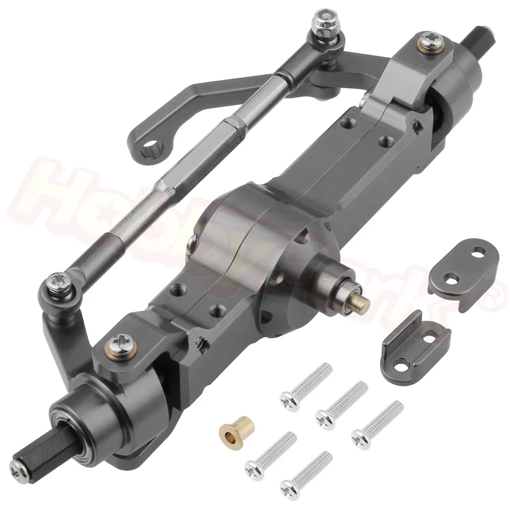 Front Axle Set 7021 Обновление металла Запчасти для WPL HengLong 1/16 RC автомобиль военный грузовик на гусеничном ходу 4x4 6WD C14 C24 B14 B24 B16 B36 Q60 Q61 Q64 Q65 - Цвет: Front Axle Set 7021