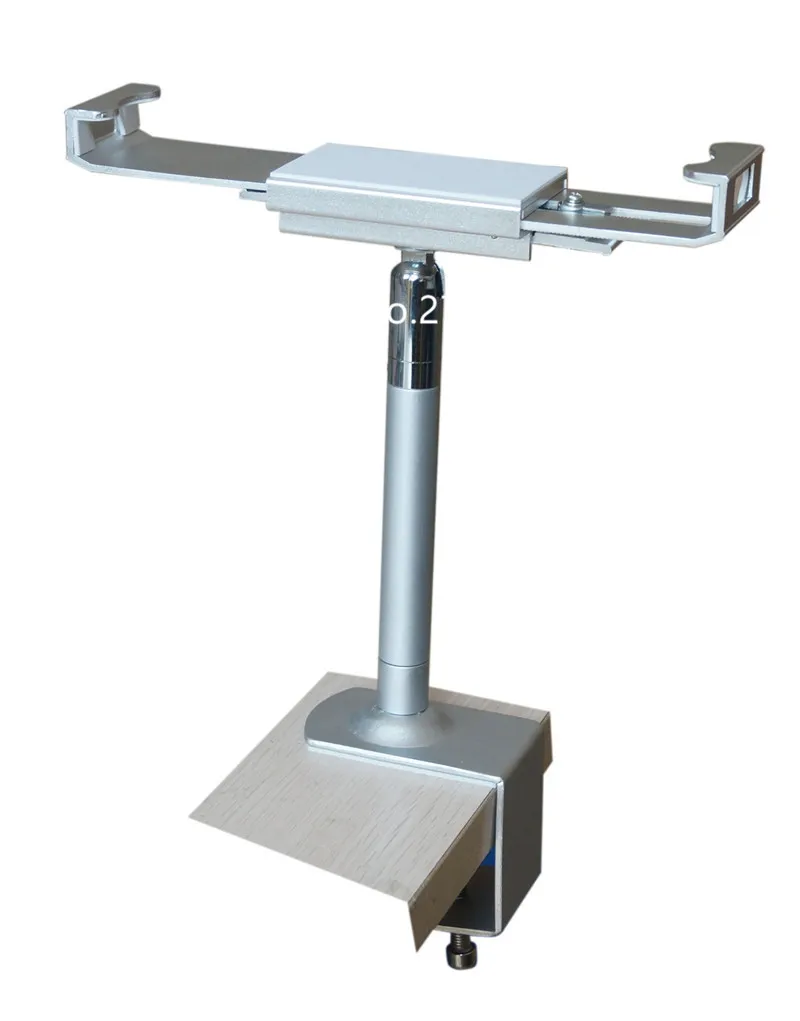 Металлический держатель-подставка для планшета 7-13 дюймов с зажимом края стола