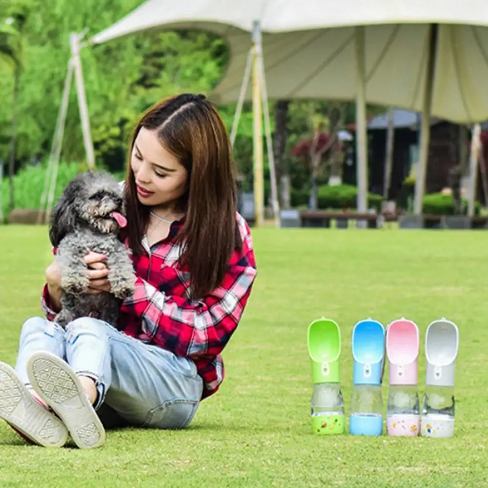Портативная 3 в 1 бутылка для воды домашних животных собак улицы портативная