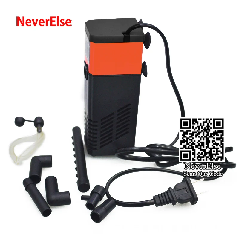 Бесшумный внутренний аквариумный фильтр насос с распылителем дождя для