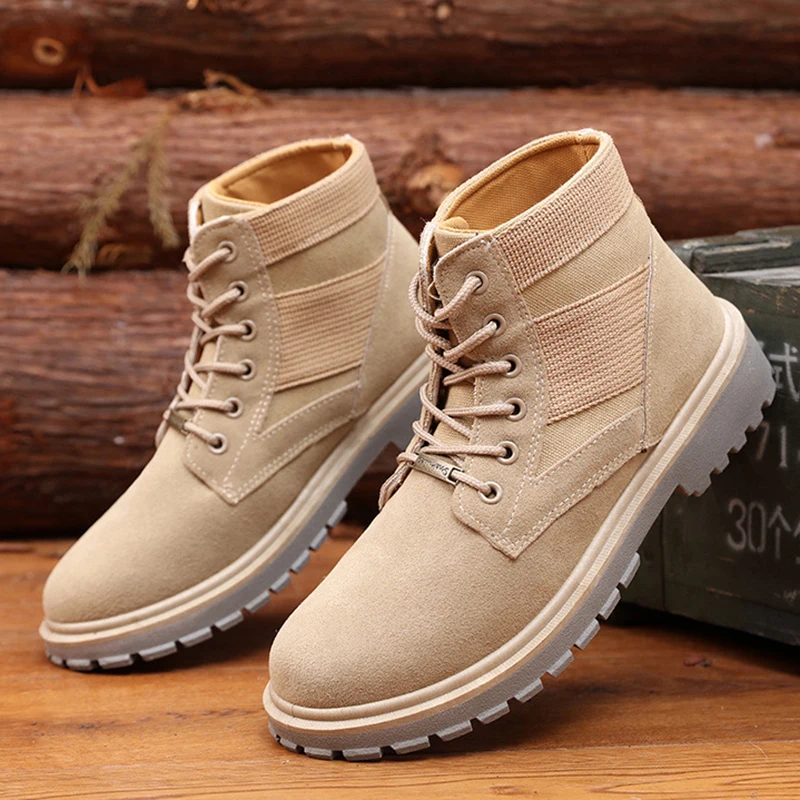 Мужские высокие зимние ботинки Мужская обувь больших размеров