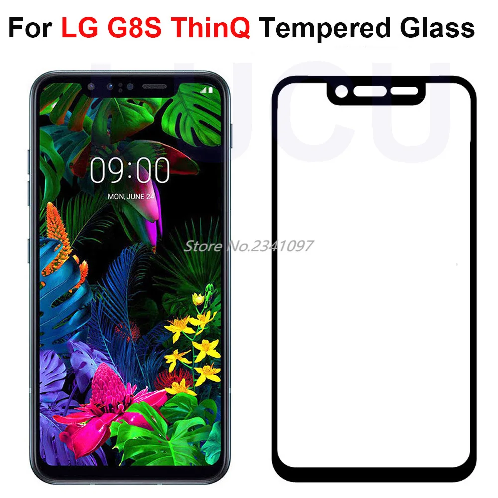 3D полное покрытие черного закаленного Стекло для LG G8S бархат V30 V30S V35 V40 V50 V50S G8X G8 G7
