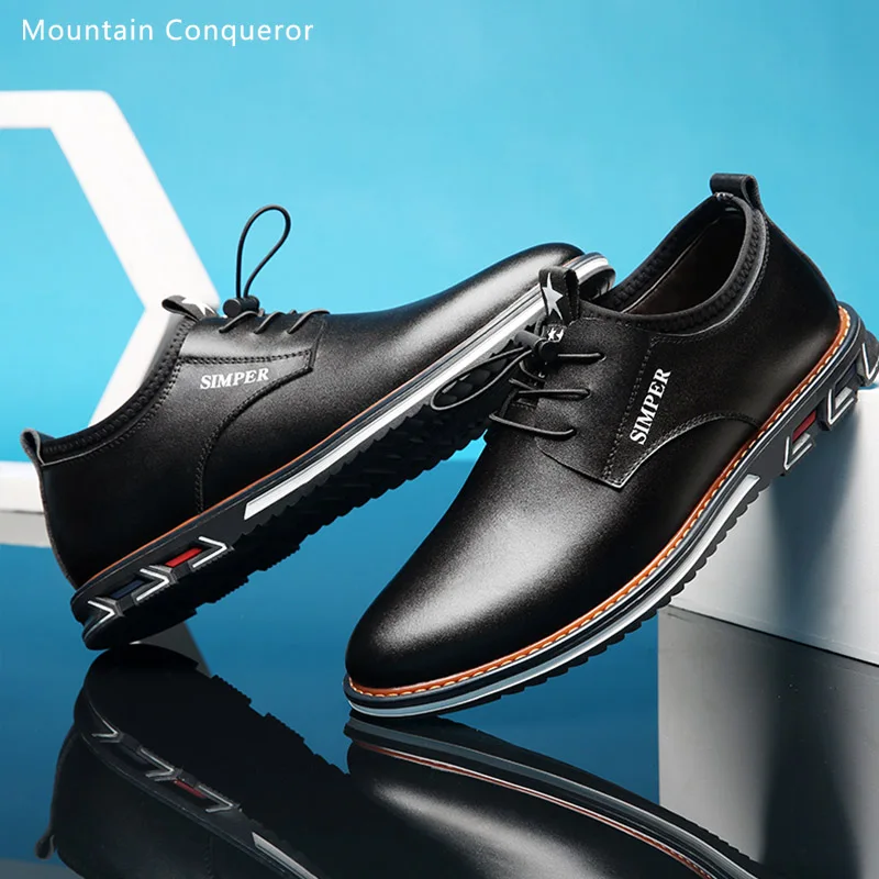 Горные завоеватели мужская повседневная обувь из спилка коллекция 2019 года