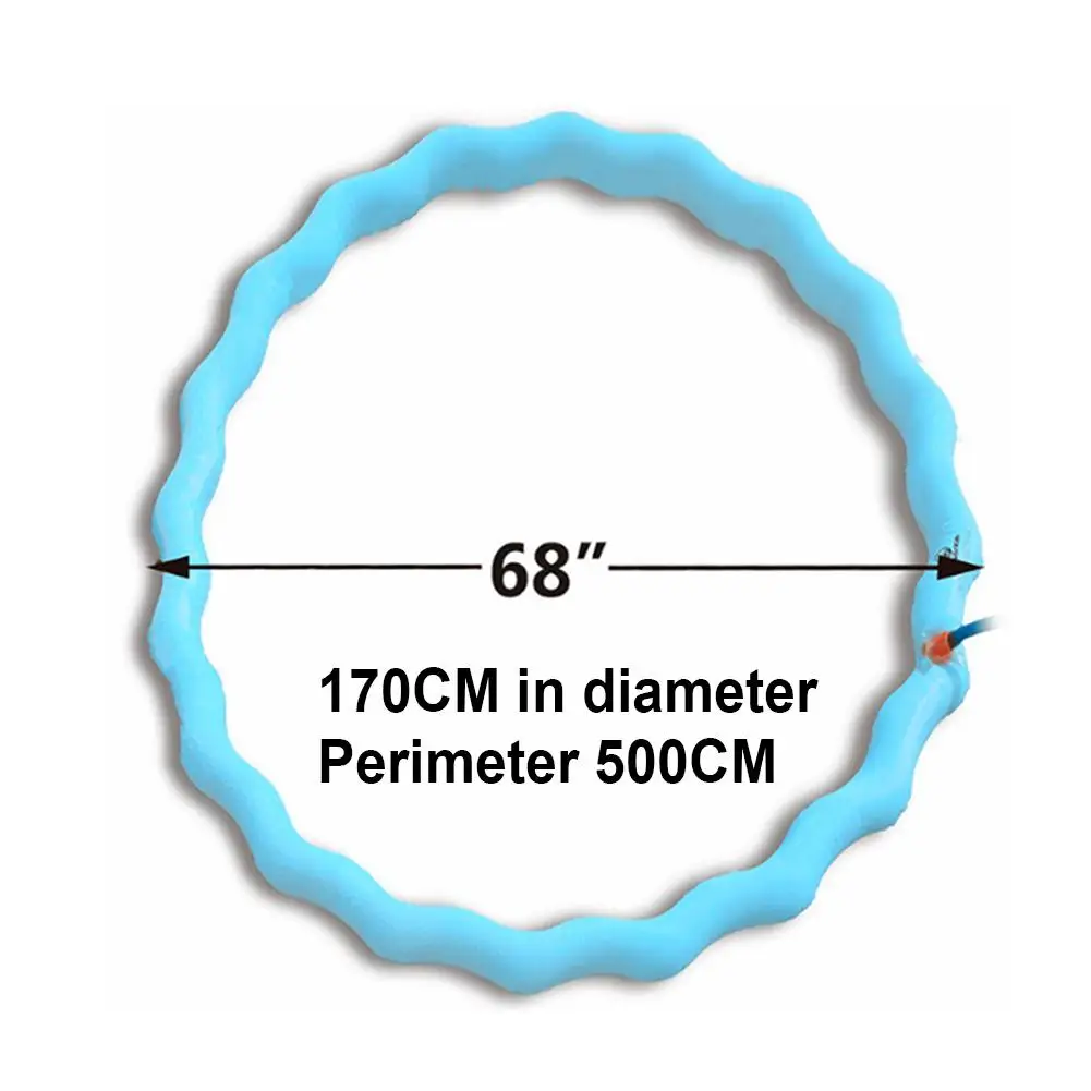 

Water Spray Circle Children Kids Summer Beach Lawn Water Spray Ring Inflatable Circle Playing Toy Pool Accessories