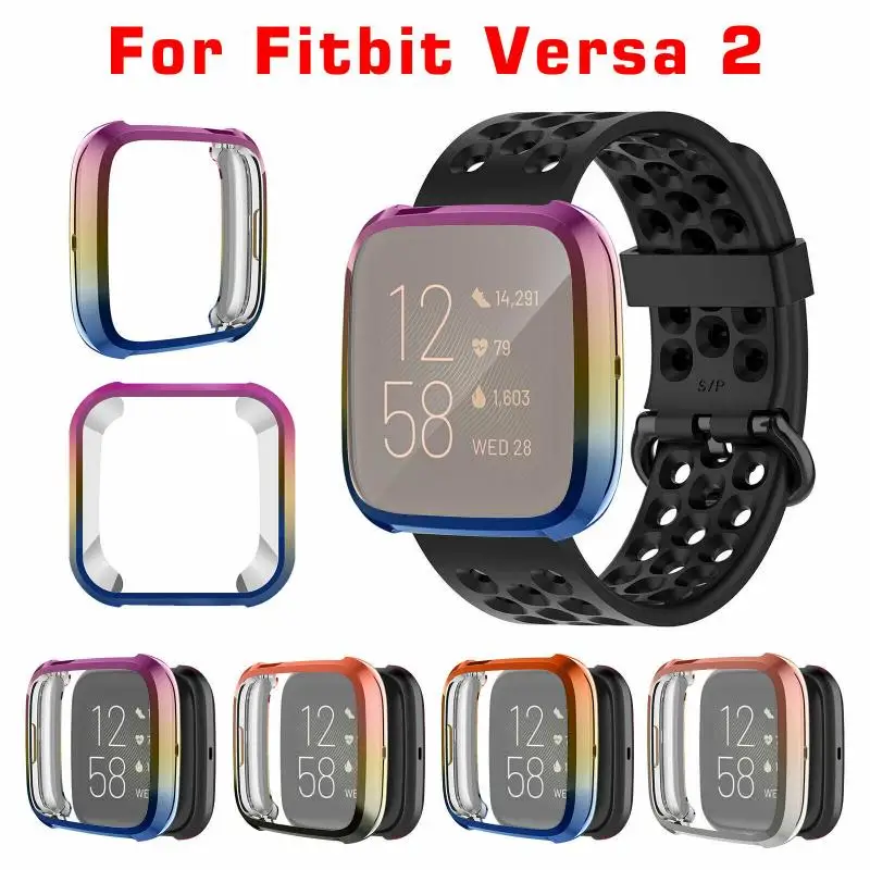 Новинка для Fitbit Versa 2 Band Водонепроницаемый чехол часов защита экрана креативный