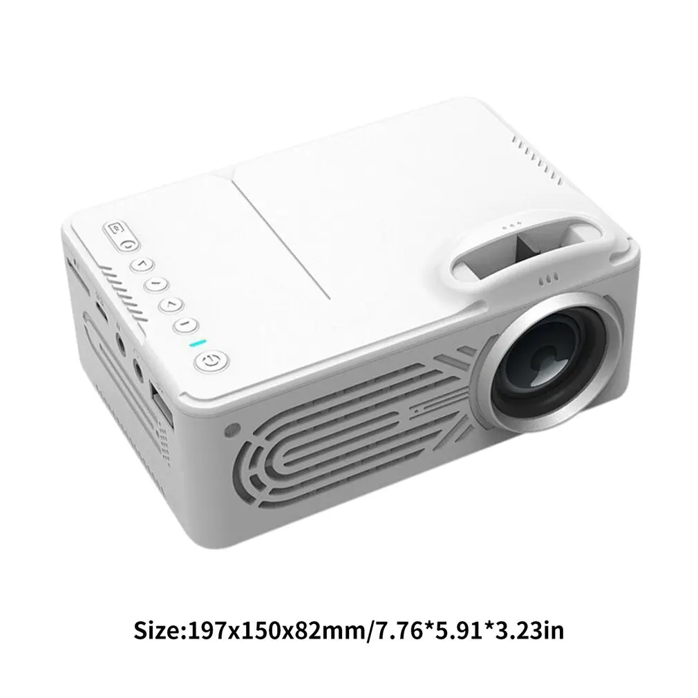 Портативный мини проектор для домашнего отдыха 814 с поддержкой 1080P Hd мобильный