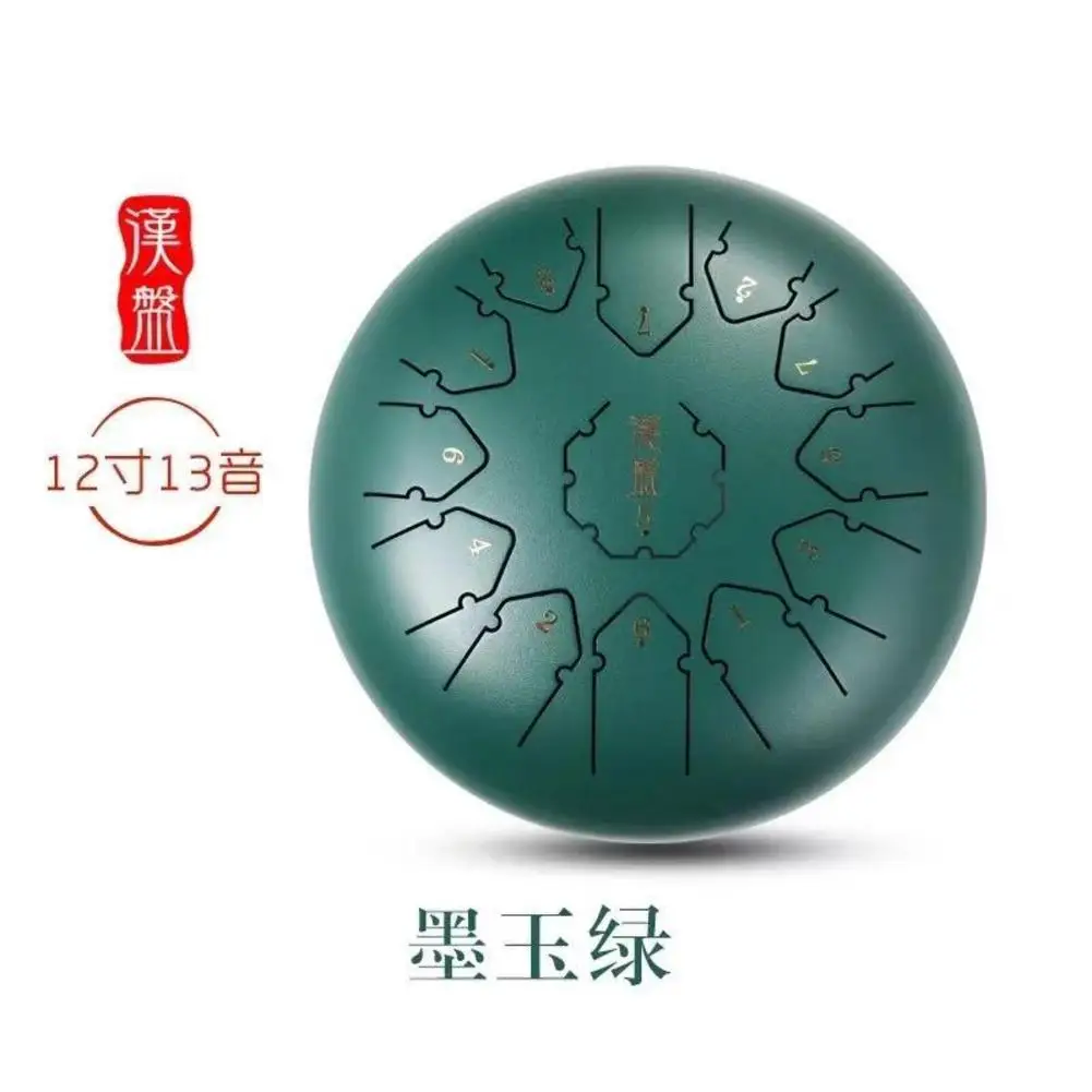 12 дюймов 13 нот Hangdrum Handpan стальной язык барабан с молотками музыкальная Книга сумка ударный инструмент для музыкальных терапевтов