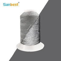 sanbest 1000m polyester reflective thread handmade embroidery machine 75d2 night multicolor for safety cap clothing diy