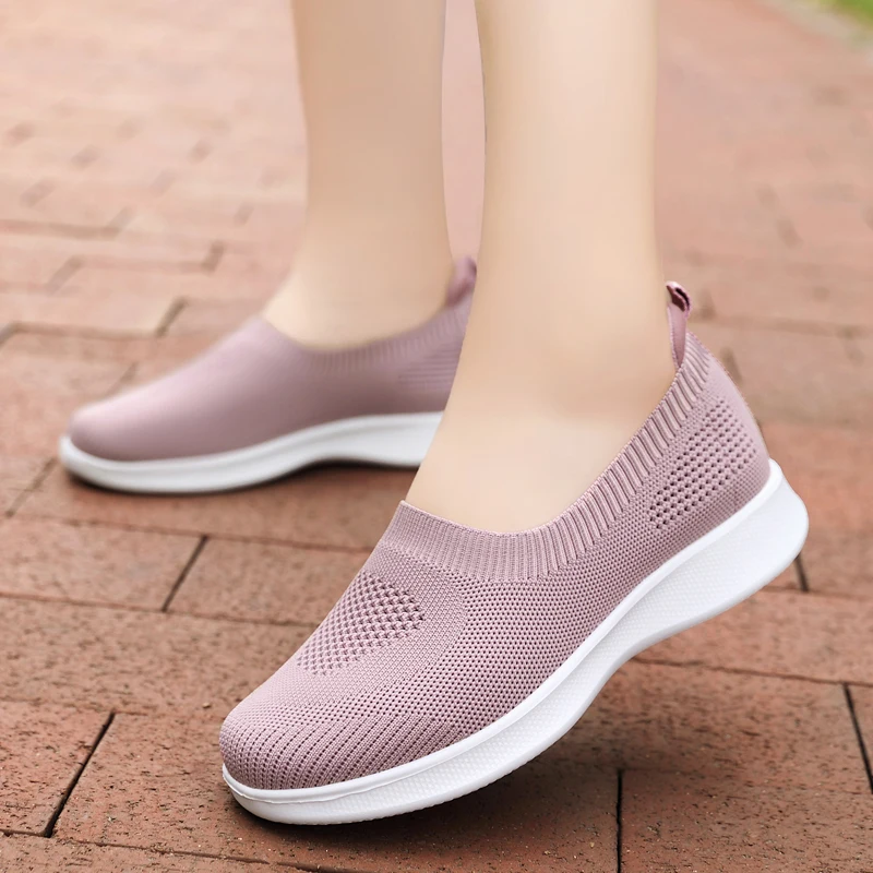 

Sneakers Women 2021 New Breather Mesh Women Casual Shoes Slip-on Sneakers Tennis Shoes Woman Zapatos De Mujer Shoes