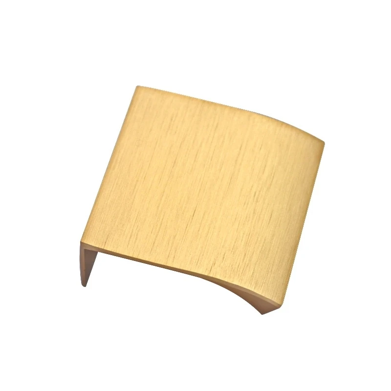 Бесплатная доставка матовая черная латунная Скрытая мебель кухонные ручки ящика