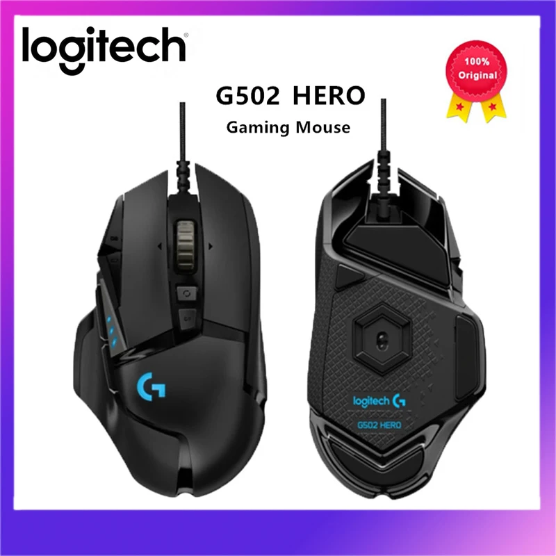 

Мышь Logitech G502 HERO игровая Проводная, 16000DPI, RGB