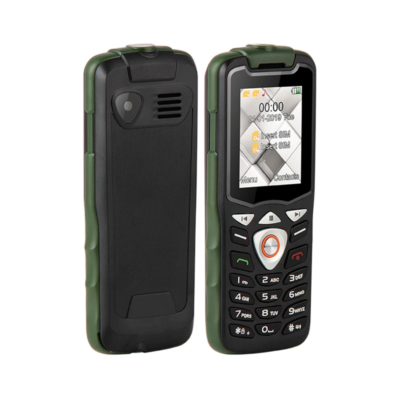 UNIWA W2026 2G GSM кнопочный Ключ сотовый телефон с функцией телефона светодиодный фонарик две sim-карты для пожилых детей мини-телефон разблокирован