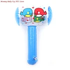 Милый мультяшный надувной молоток с колокольчиком, детский шумоподавляющий молоток для детей, игрушки случайного цвета