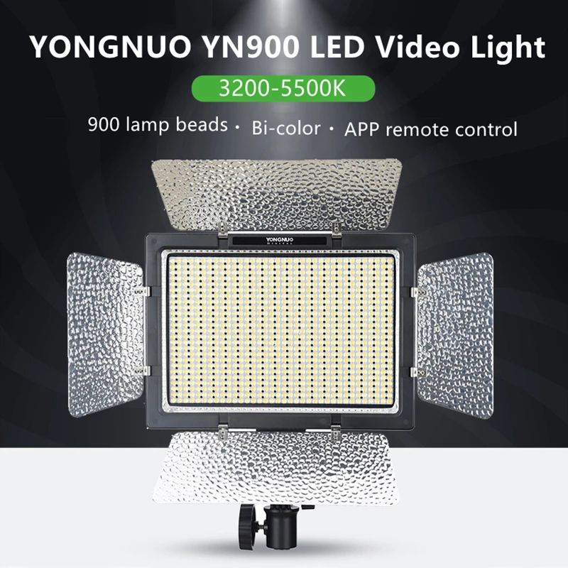 Светодиодная лампа для видеосъемки YONGNUO YN900 светодиодный видео светильник 3200-5500K