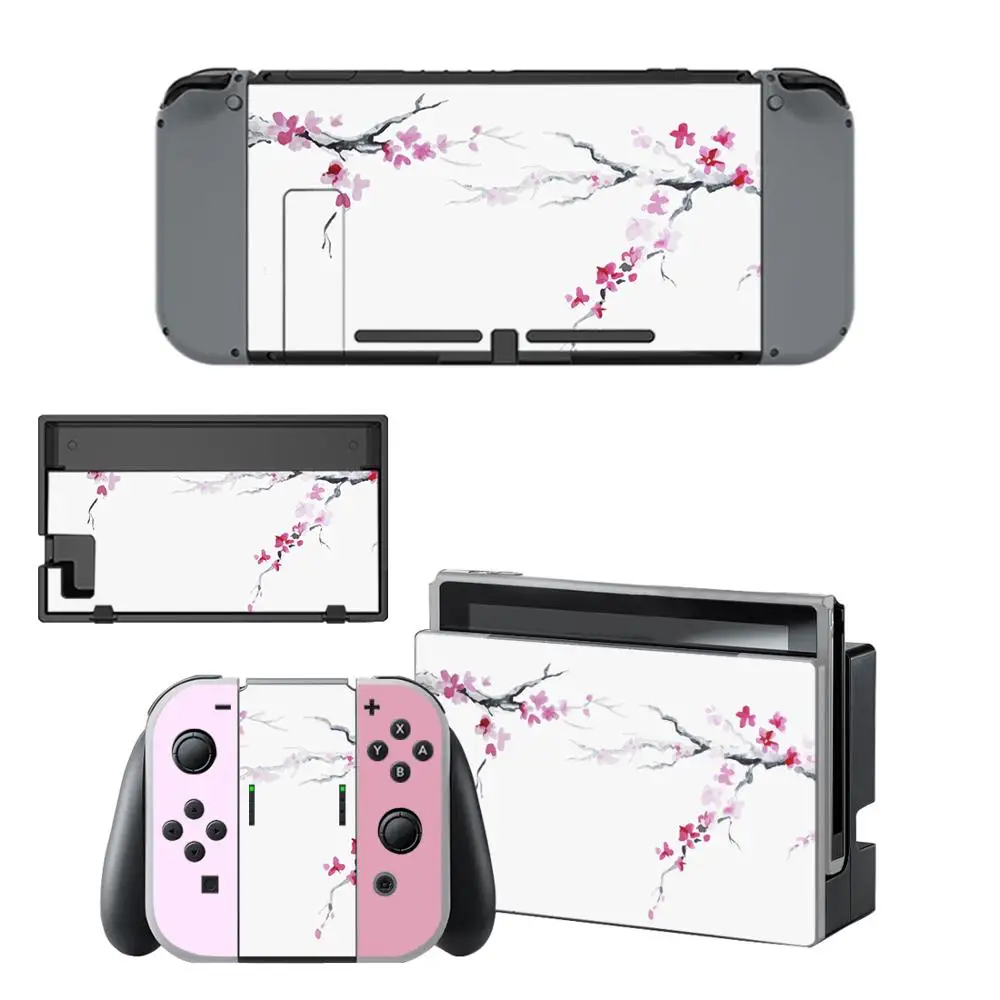 

Sakura Cherry Blossom Nintendo Switch Skin Sticker NintendoSwitch stickers skins for Nintend Switch Console Joy-Con Controller