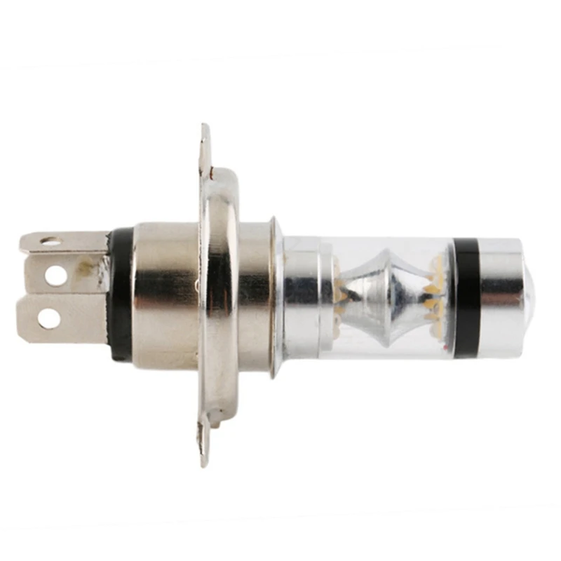 100W H4 H3 H7 светодиодный лампы 20 SMD Противотуманные фары Дневные Фары Светильник 12V ~