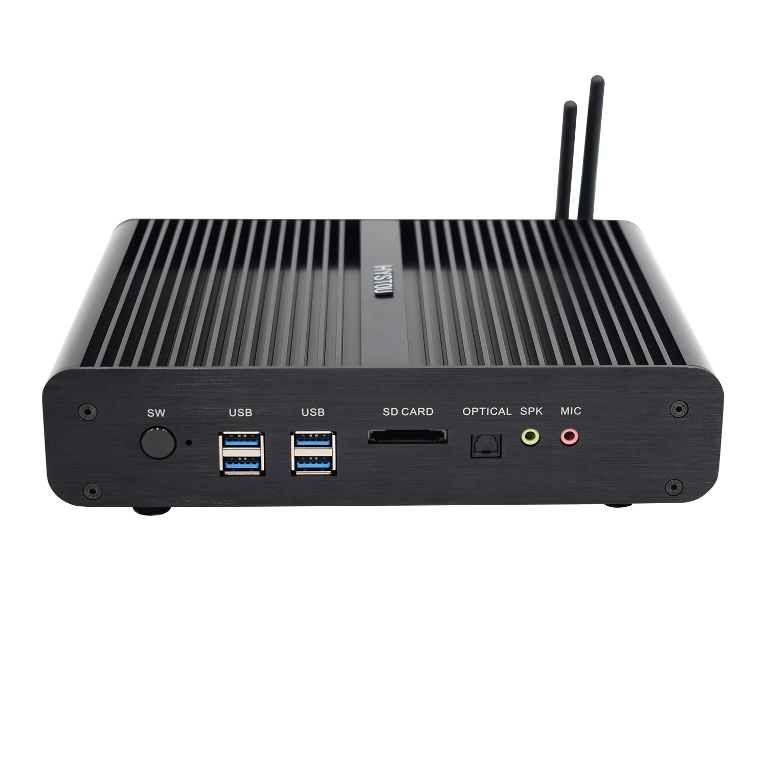 Hystou Intel Core I7 5550U Dual LAN Mini PC Wind 10 Linux Безвентиляторный Компьютер 4K HTPC Minipc 2 HDMI|dual lan mini