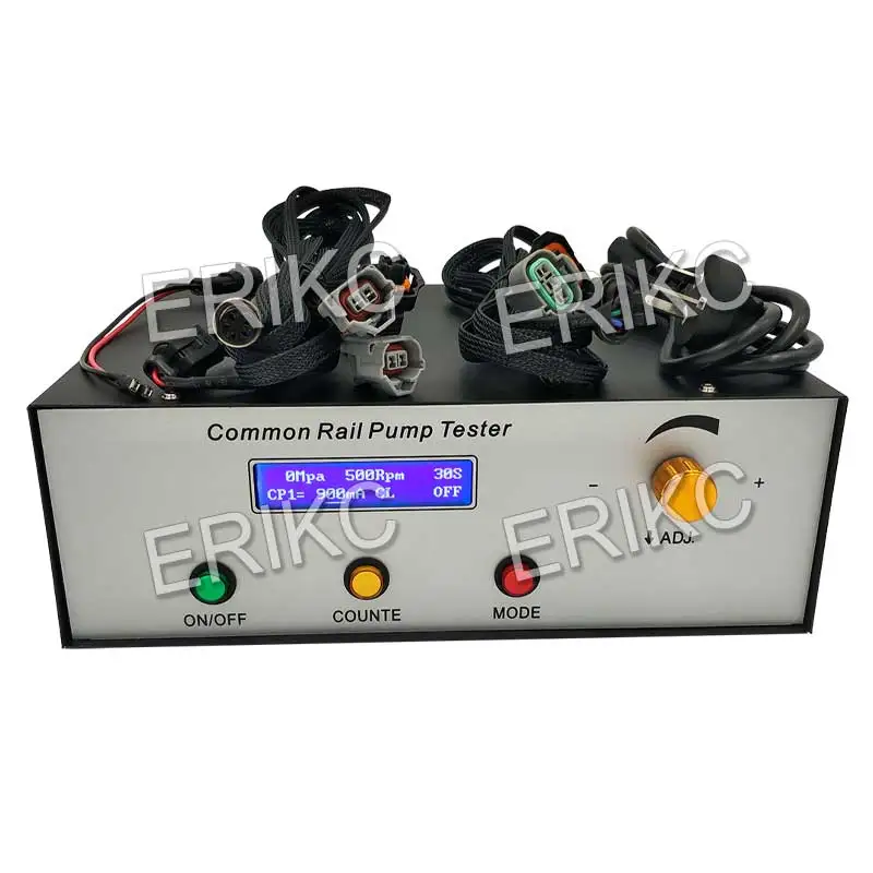 

ERIKC CRP850 испытательный инжектор дизельного насоса с общей топливной магистралью, машина для проверки инжектора Bosch Denso Delphi Common Rail HP0, насос, насосный инструмент