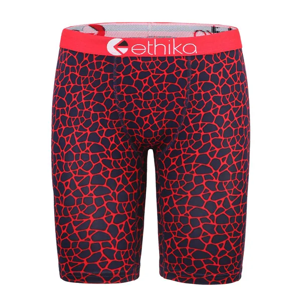 Ethika, мужское нижнее белье до колен, хипстер, хип-хоп, уличная одежда, мужские боксеры, быстросохнущие, модные, дышащие, длинные, для ног, боксеры для женщин - Цвет: I