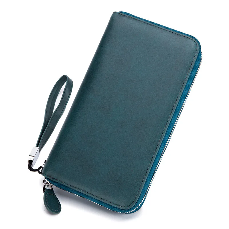 

Lady Luxury Designer Purses Handbags Genuine Leather Anti Rfid Women Men Clutch Passport Ticket Credit Card Wallet Holder Brand