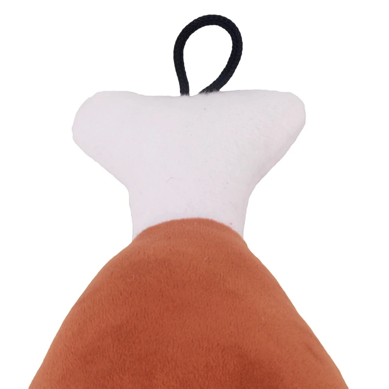

2020 New Children Chicken Leg Plush Toy Molar Teething Single Bone Soft Exquisite Creative Plush Toys Pet Supplies Products