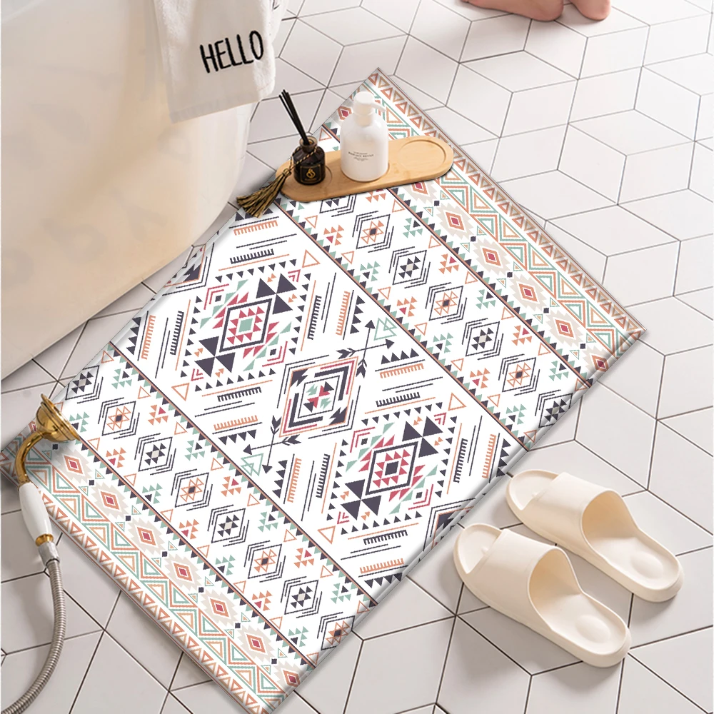 

Simple Style Non-Slip Rug Luxury Modern Minimalist Geometric Abstract Living Room Bedroom Warm Carpet Mat Home Decor Floor Rug