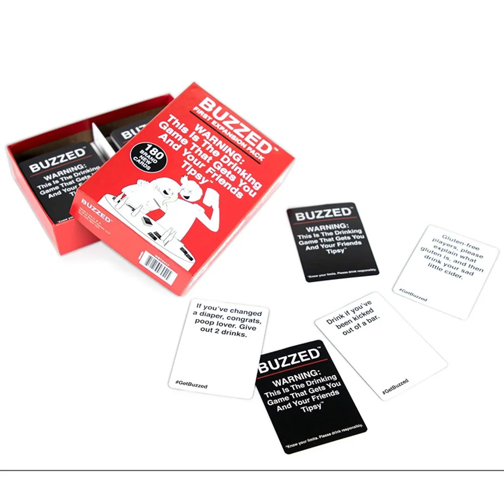 1 Набор английских игральных карт бузированные Типсы семейный праздник