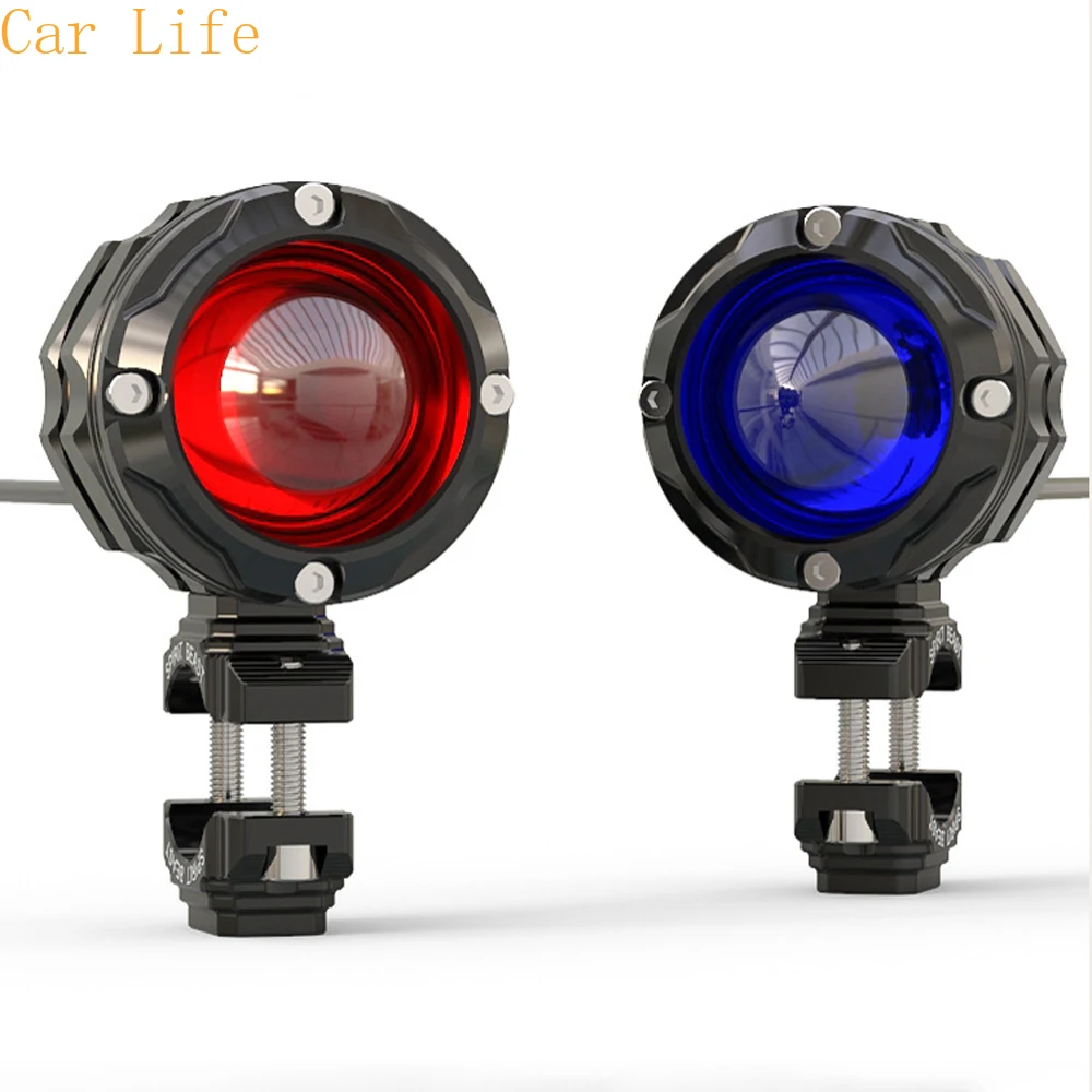 

Beast Motorcycle LED Spotlight 10W High Brightness Demon Eye Spot Light Motorbike External Flashing Auxiliary Lamp