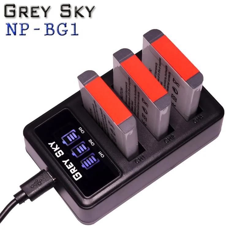 BG1 батареи для Sony Np Bg1 Батарея 1300 мА/ч NP SONY детали Cyber Shot DSC H3 H7 H9 H10 H20 H50 H55|Цифровые