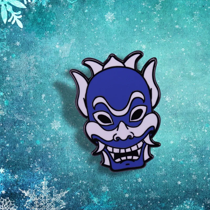 Аватар Aang Zuko последняя эмалированная брошь в виде маскарадного героя |